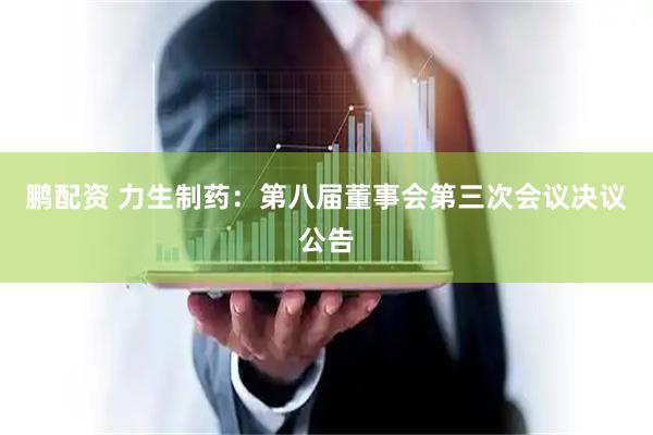 鹏配资 力生制药：第八届董事会第三次会议决议公告